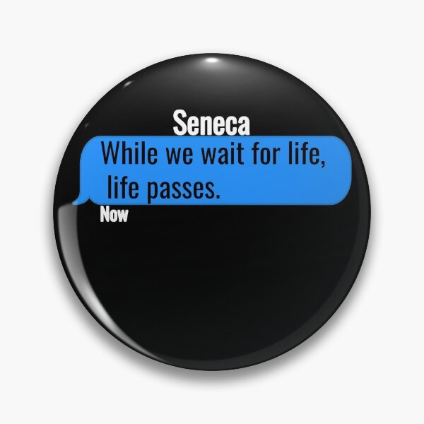Item preview, Stoic Philosophy Text Bubble | Stoic Life Phrase | Seneca Quote designed and sold by StoicStreet.