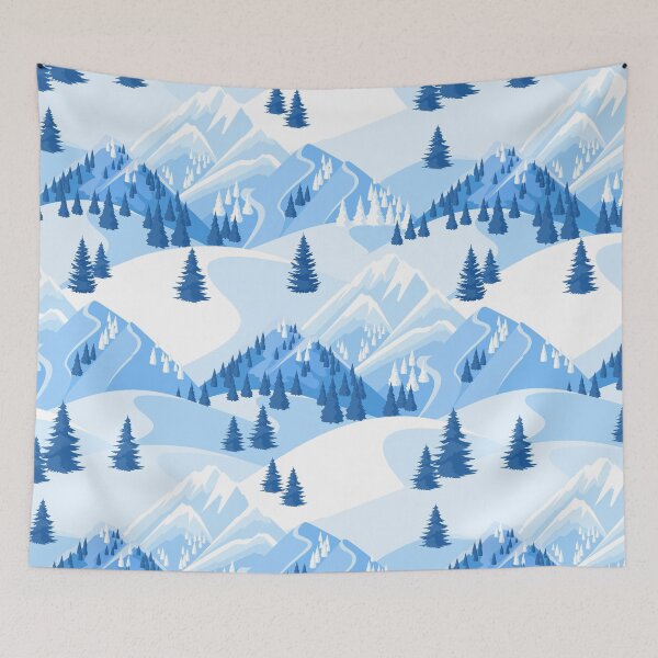 Item preview, Snowy Hills and Mountains Décor designed and sold by Alladin7.