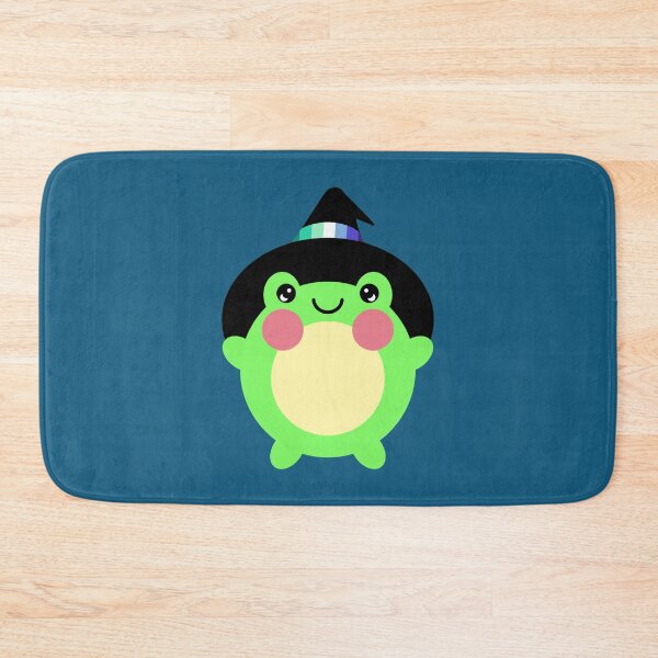 Item preview, Frog In A Subtle Gay Men Pride Flag Witch Hat designed and sold by Jelly Turnip.