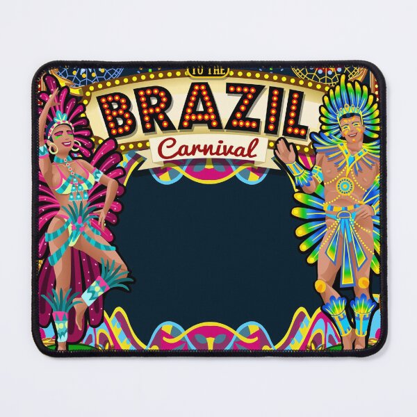 Item preview, Rio Carnival Poster Theme Brazil Carnaval Mask Show Parade designed and sold by aurielaki.
