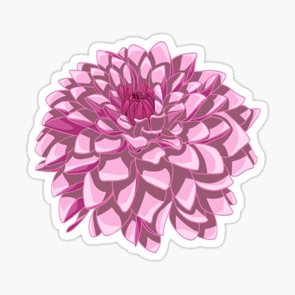 Item preview, Pink Dahlia designed and sold by ArtByJaymes.