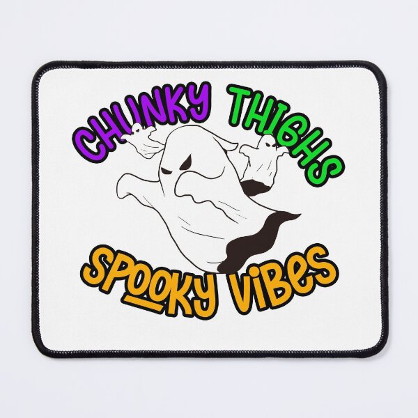 Item preview, chunky thighs spooky vibes - Ghost in Halloween Party Gift idea for Men, Women, and kids designed and sold by Unicorny-Design.