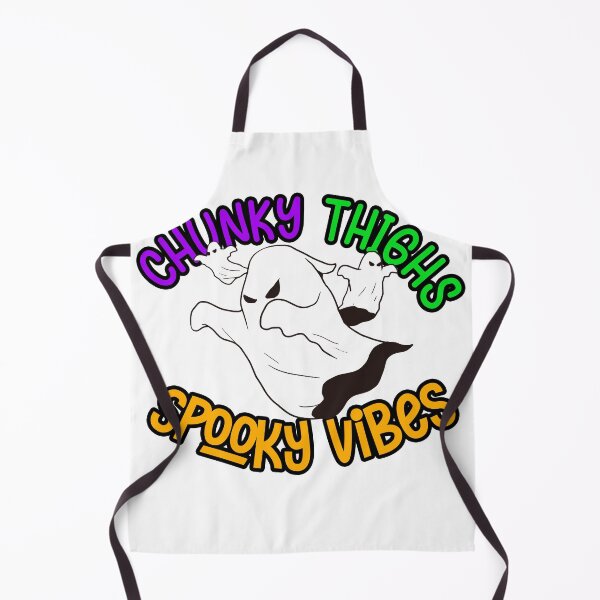 Item preview, chunky thighs spooky vibes - Ghost in Halloween Party Gift idea for Men, Women, and kids designed and sold by Unicorny-Design.