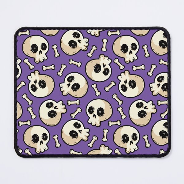 Item preview, Skulls Purple Halloween Pattern designed and sold by keeleypost.