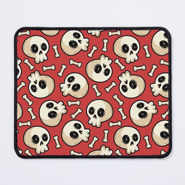 Item preview, Skulls Red Halloween Pattern designed and sold by keeleypost.