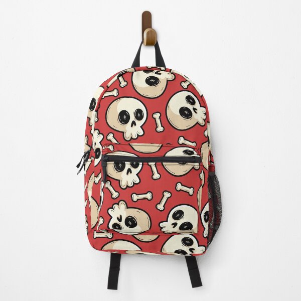 Item preview, Skulls Red Halloween Pattern designed and sold by keeleypost.