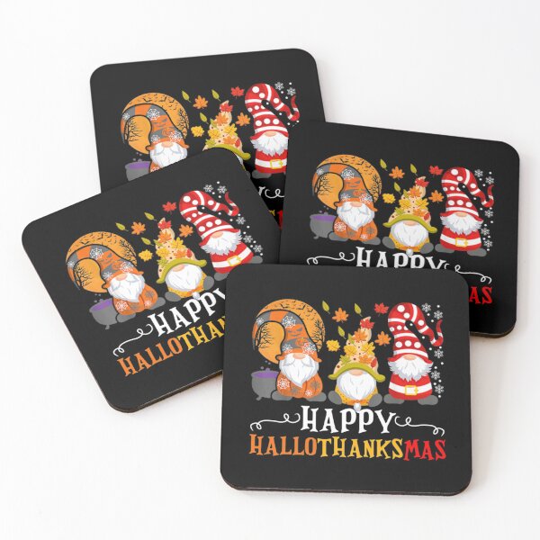 Item preview, Happy hallothanksmas gnomes, gnome lovers, Halloween gnomes, thanksgiving gnomes, Christmas gnomes- Hallothanksmas  designed and sold by Designs Of all kinds.