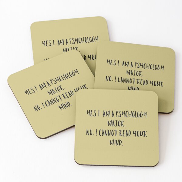 Item preview, Yes I am a psychology major.  No, I cannot read your mind. designed and sold by Tamm-art.
