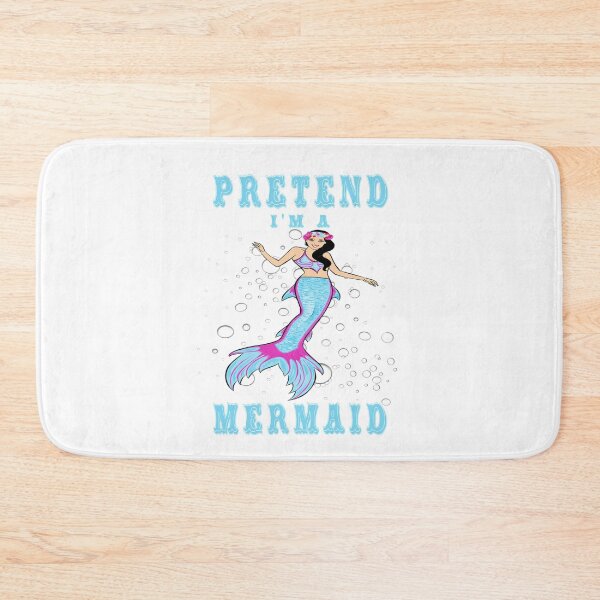 Item preview, Pretend I'm a Blue Mermaid Easy Halloween Costume designed and sold by KeysTreasures.