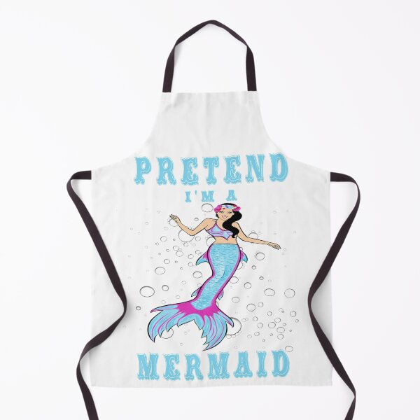 Item preview, Pretend I'm a Blue Mermaid Easy Halloween Costume designed and sold by KeysTreasures.