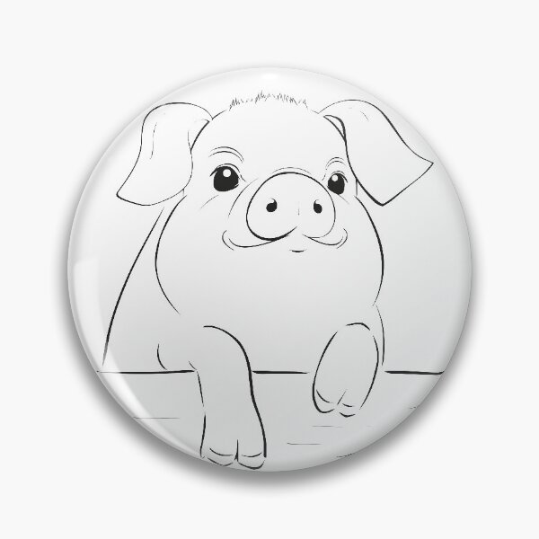 Item preview, Pig Stencil designed and sold by TokkiJess.