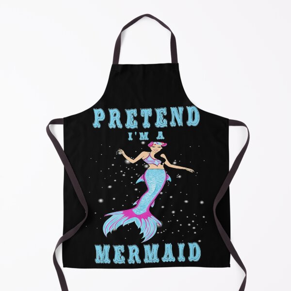 Item preview, Pretend I'm a Blue Mermaid Easy Halloween Costume designed and sold by KeysTreasures.