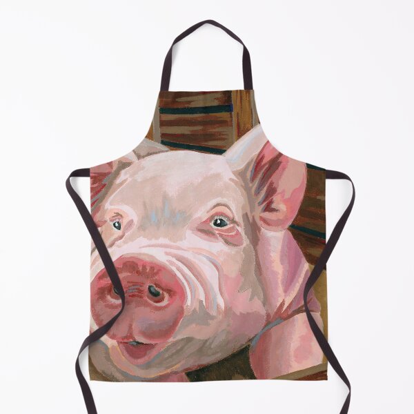 Artikelvorschau, Wilbur das Schwein Acrylbild entworfen und verkauft von BarbaraHamerArt.