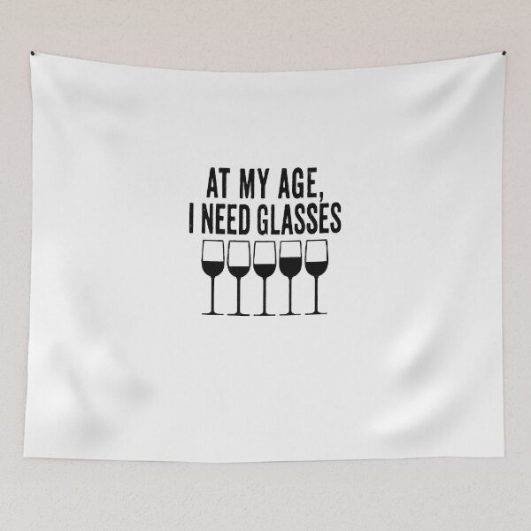 Item preview, At My Age I Need Glasses T Shirt designed and sold by Tees Bubble.
