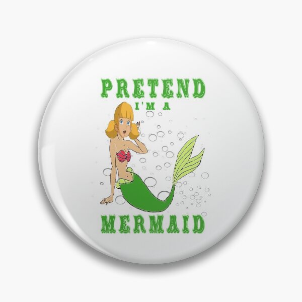 Item preview, Imagina que soy una sirena verde Disfraz fácil de Halloween designed and sold by KeysTreasures.