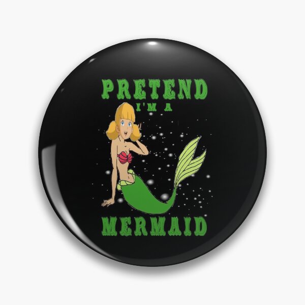 Item preview, Imagina que soy una sirena verde Disfraz fácil de Halloween designed and sold by KeysTreasures.