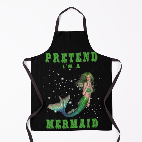 Item preview, Pretend I'm a Green Haired Mermaid Easy Halloween Costume designed and sold by KeysTreasures.