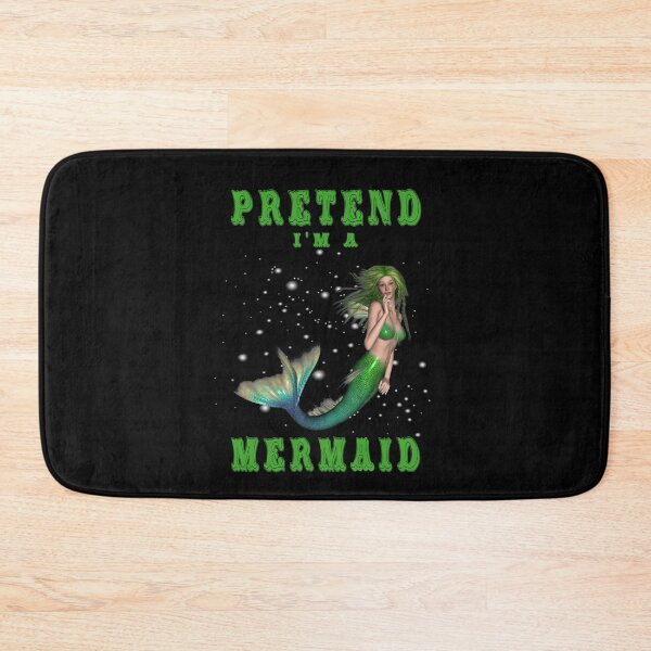 Item preview, Pretend I'm a Green Haired Mermaid Easy Halloween Costume designed and sold by KeysTreasures.