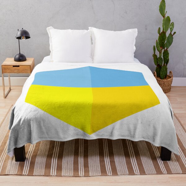 Item preview, UKRAINE FLAG IN SHIELD SHAPE designed and sold by SkySphere.