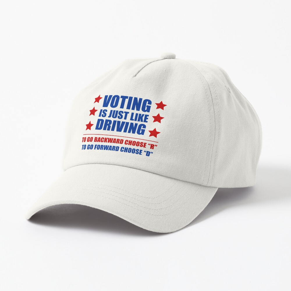 Voting Is Just Like Driving Pro Democrat Choose D Sticker