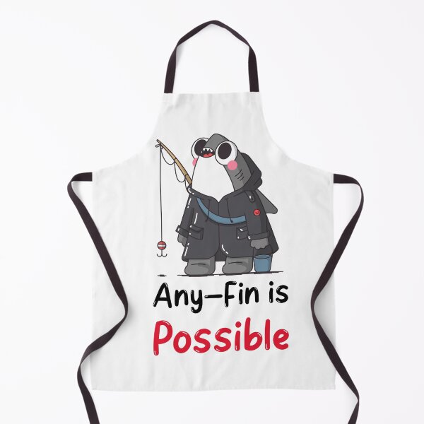 Item preview, Any Fin is Possible/ Shark Fisherman designed and sold by sharkychele.