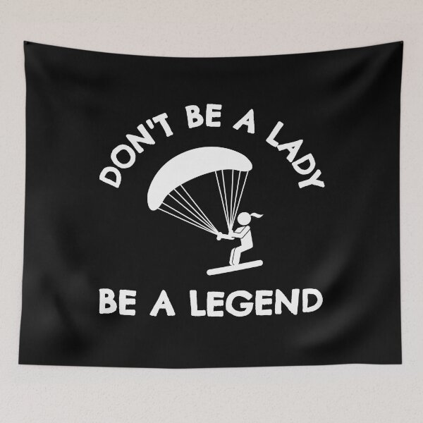 Item preview, Kite surfing: Don't be a lady be a legend designed and sold by TheGreenGoat.