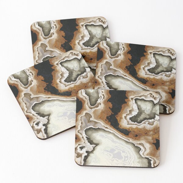 Item preview, Ivory Agate Abstract designed and sold by spacefrogdesign.