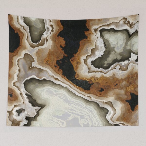 Item preview, Ivory Agate Abstract designed and sold by spacefrogdesign.