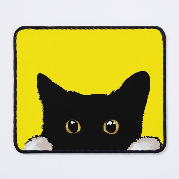 Item preview, Black Cat White Hands Peeking designed and sold by nameonshirt.