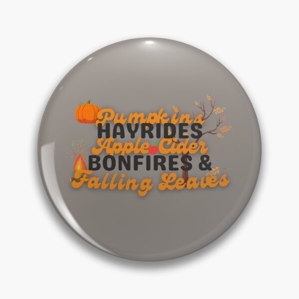 Item preview, Pumpkins Hayrides Apple Cider Bonfires and Falling Leaves designed and sold by Ahmer Qureshi.