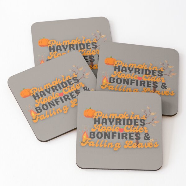 Item preview, Pumpkins Hayrides Apple Cider Bonfires and Falling Leaves designed and sold by Ahmer Qureshi.