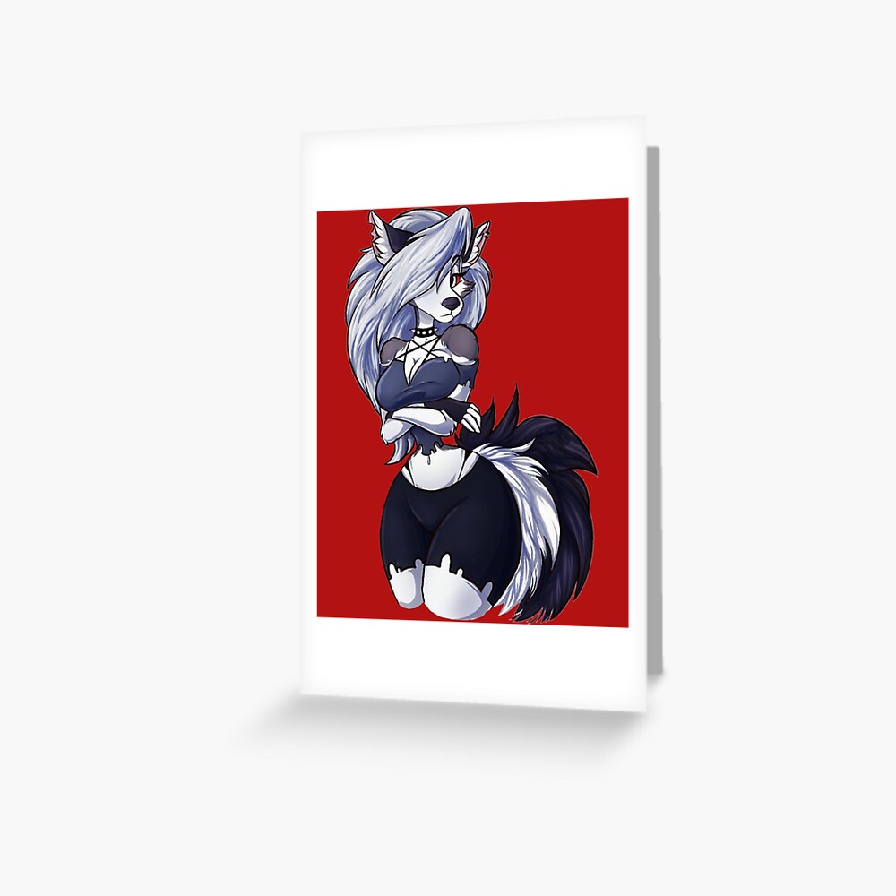 Helluva Boss Loona Greeting Card For Sale By Torvenius1990 Redbubble