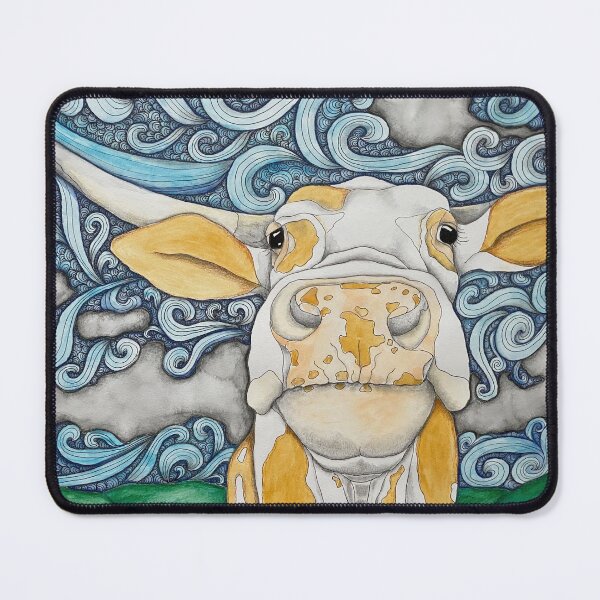 Item preview, The friendly Bull designed and sold by TangleTurtleArt.