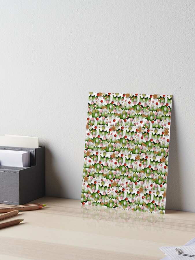 Funny Office Supplies Ugly Christmas Tree, Christmas at Work  Art Board  Print for Sale by ItsReithHere