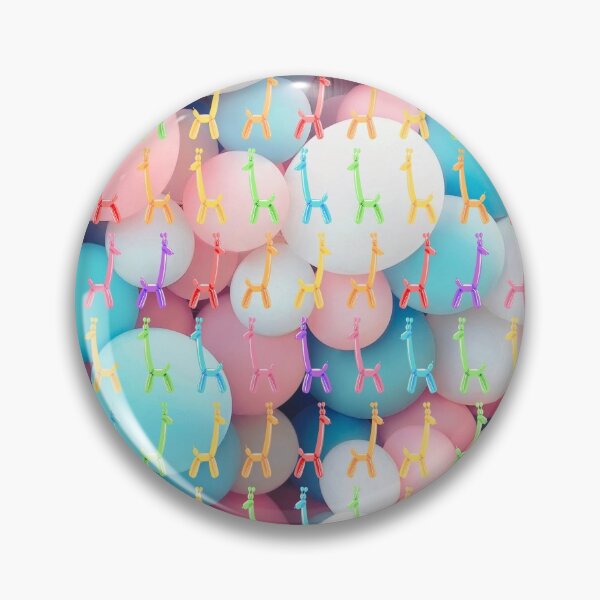 Item preview, Pastel and rainbow Giraffe balloon  designed and sold by MrJean.
