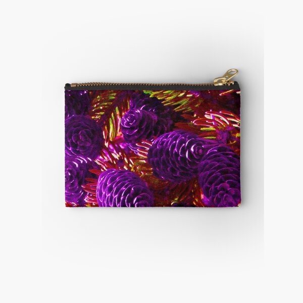 Item preview, Christmas Tree and Pine Cones Purple designed and sold by Docharmony.