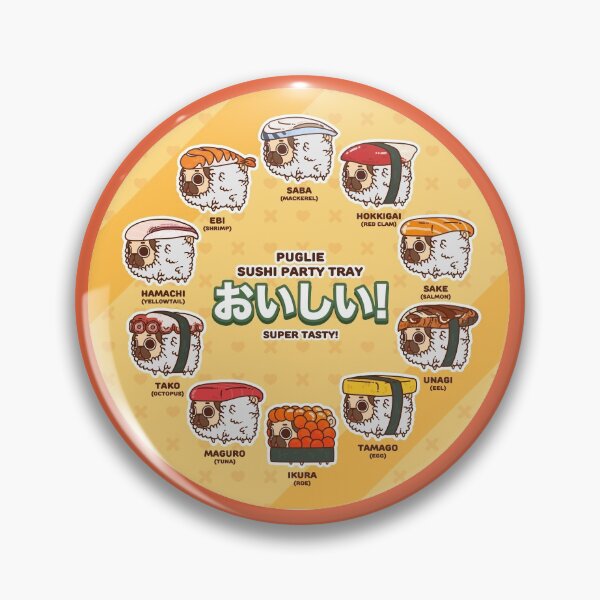 Item preview, Sushi Party Tray designed and sold by Puglie Pug.