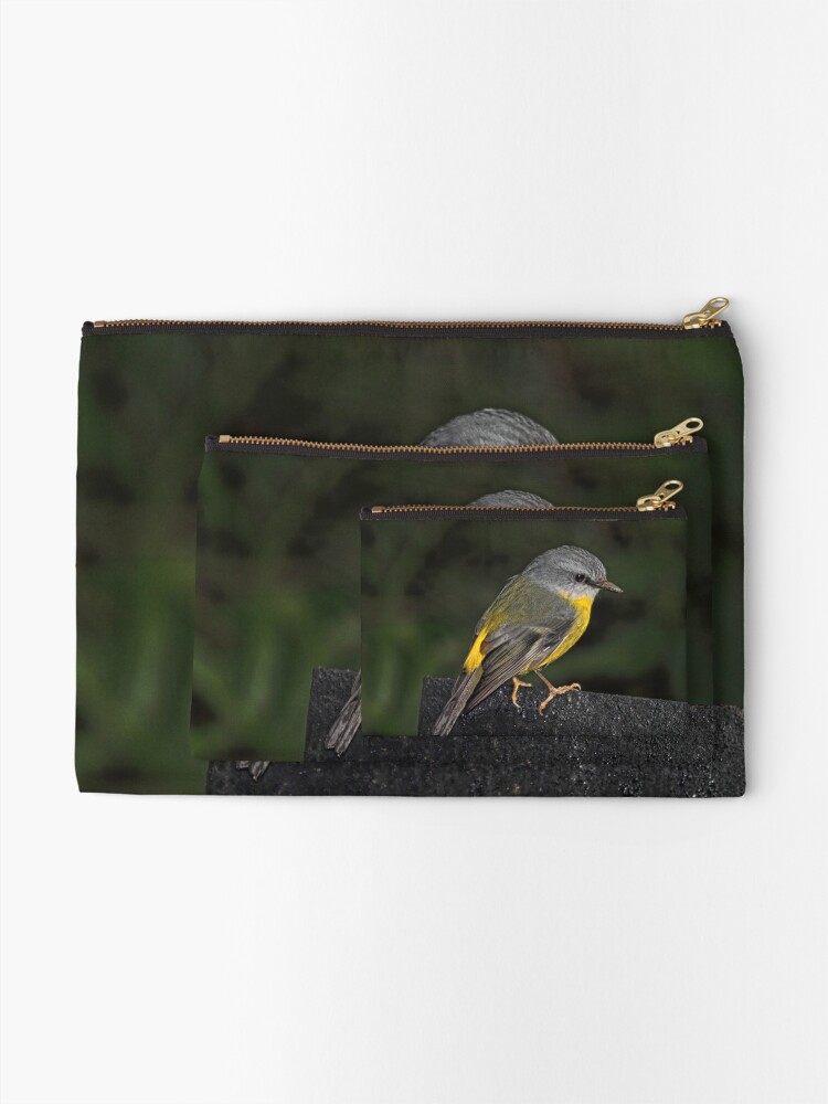 Alternate view of Eastern Yellow Robin Zipper Pouch