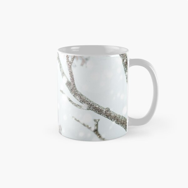 Item preview, Christmas border, silver branch and metallic snowflakes  designed and sold by dariazu.