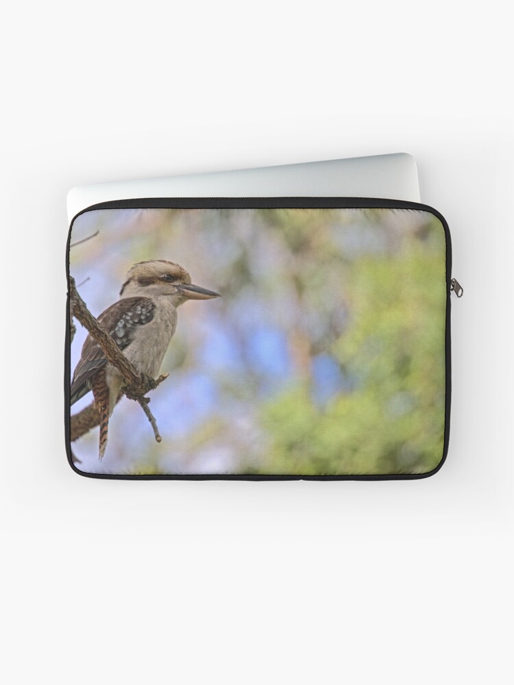 Thumbnail 1 of 2, Laptop Sleeve, Kookaburra Watching designed and sold by theoddshot.