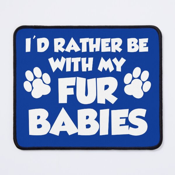 Item preview, I'd Rather Be With My Fur Babies Paw Prints designed and sold by jaycartoonist.