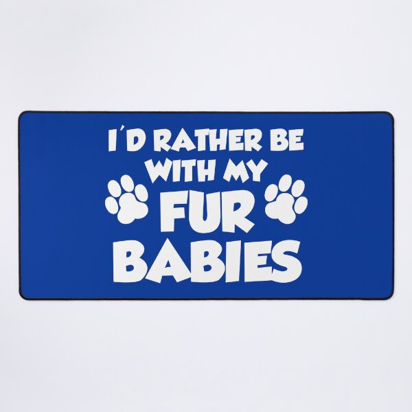 Item preview, I'd Rather Be With My Fur Babies Paw Prints designed and sold by jaycartoonist.