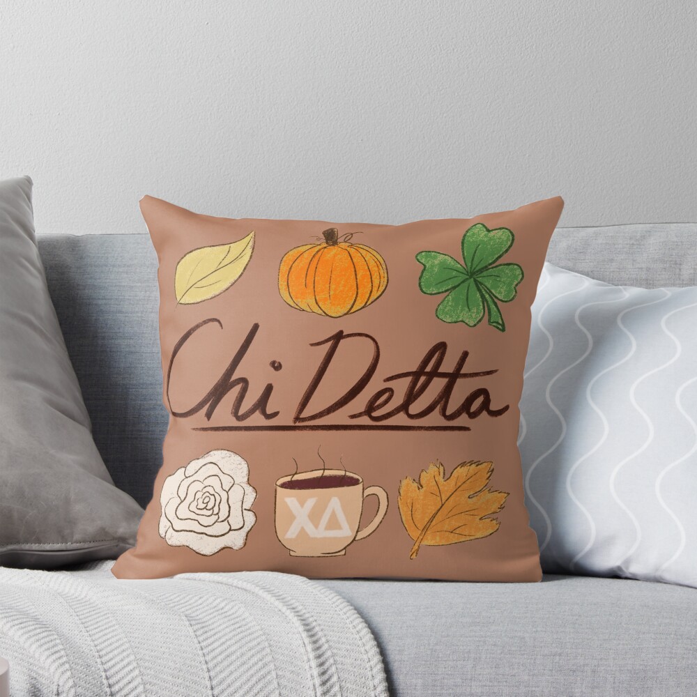 Item preview, Throw Pillow designed and sold by ChiDeltaMerch.