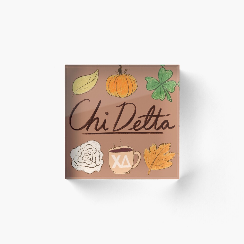 Item preview, Acrylic Block designed and sold by ChiDeltaMerch.
