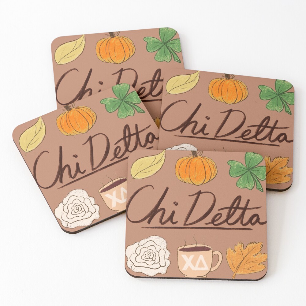 Item preview, Coasters (Set of 4) designed and sold by ChiDeltaMerch.