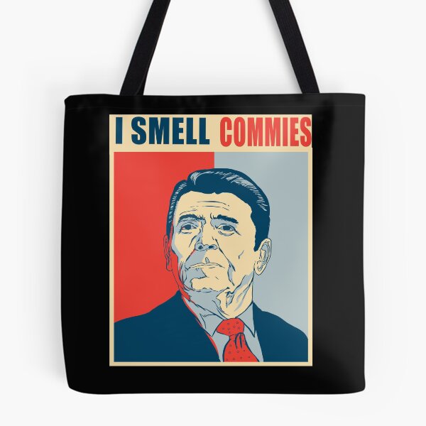 Item preview, I Smell Commies Funny Political Ronald Reagan Meme designed and sold by Kribis.