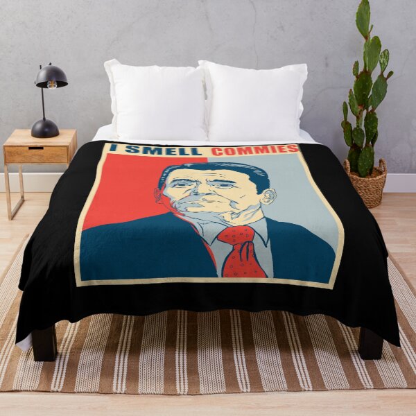 Item preview, I Smell Commies Funny Political Ronald Reagan Meme designed and sold by Kribis.