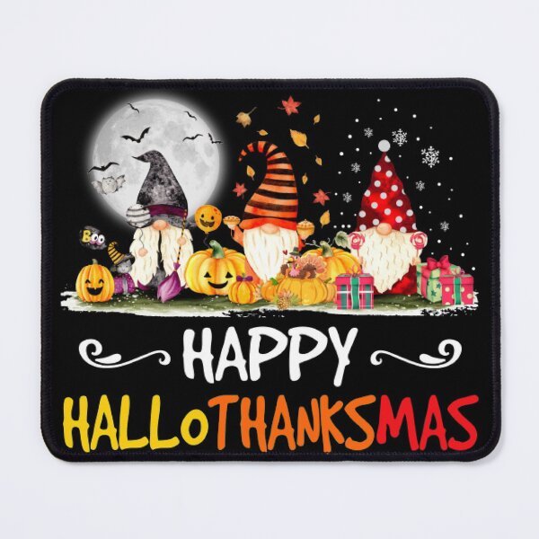 Item preview, Happy hallothanksmas gnomes, gnome lovers, Halloween gnomes, thanksgiving gnomes, Christmas gnomes- Hallothanksmas designed and sold by Designs Of all kinds.