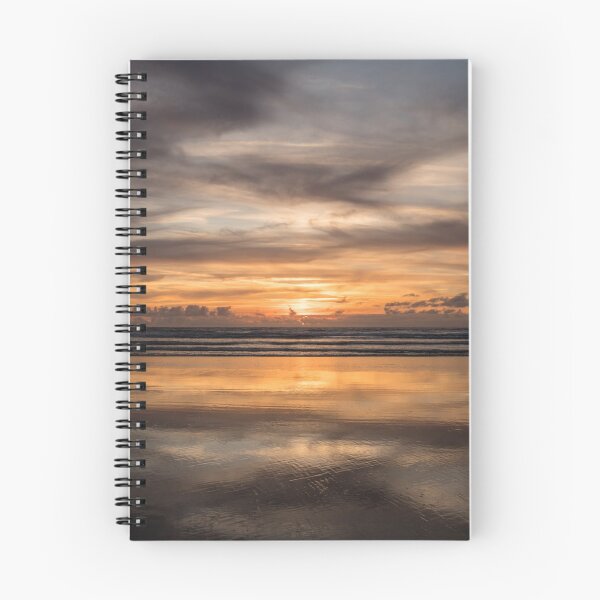 Item preview, Moody sunset reflections on Westward Ho beach designed and sold by twymanphoto.