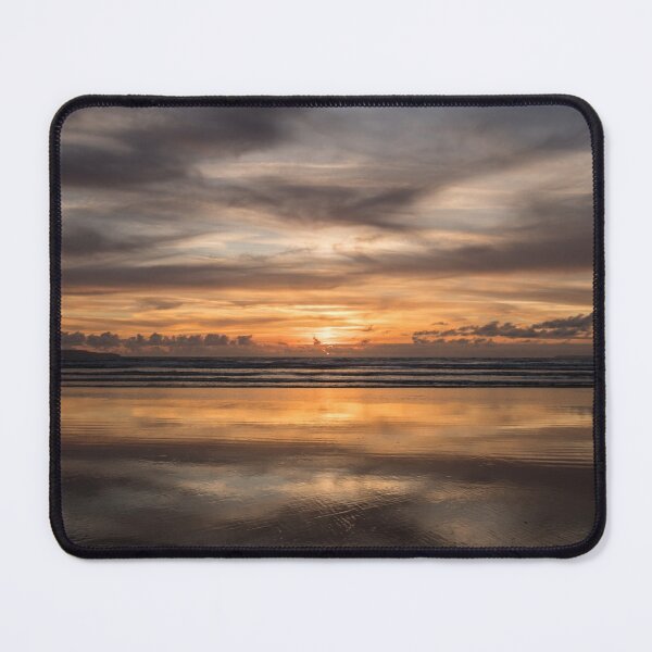 Item preview, Moody sunset reflections on Westward Ho beach designed and sold by twymanphoto.